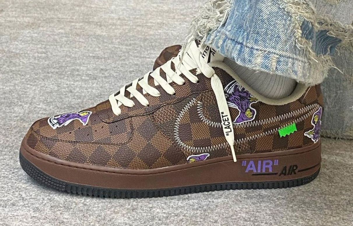 Louis vuitton debuts nike air force 1 collaboration Clearance